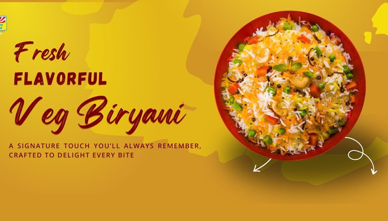 Veg biryani of student biryani