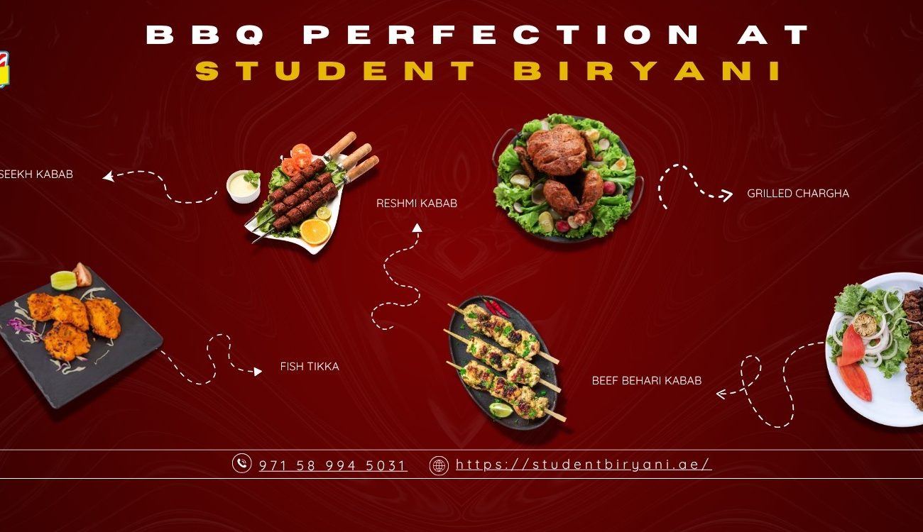 bbq menu at student biryani