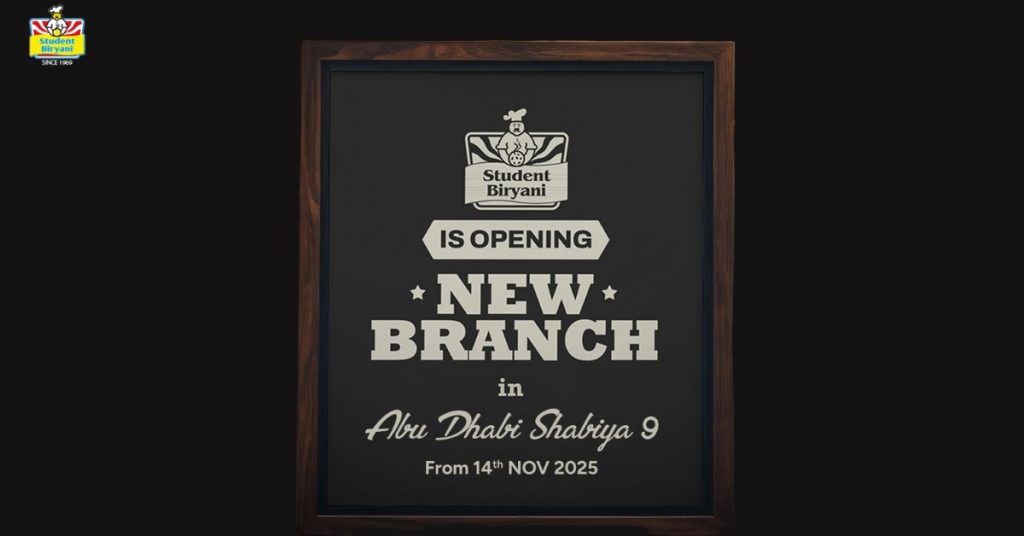 student biryani launches its own new branch on abu dhabi