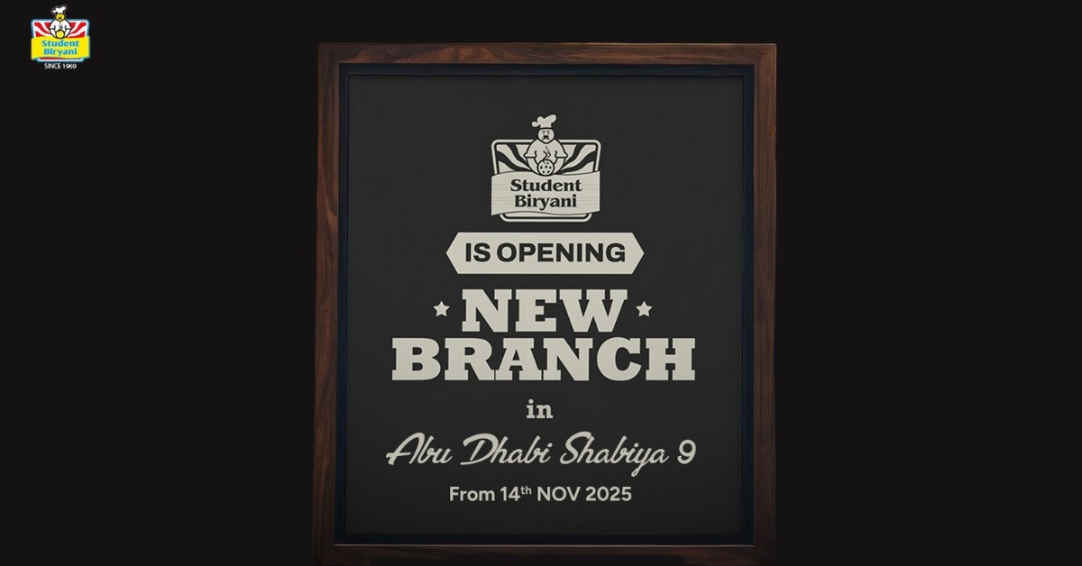 student biryani launches its own new branch on abu dhabi
