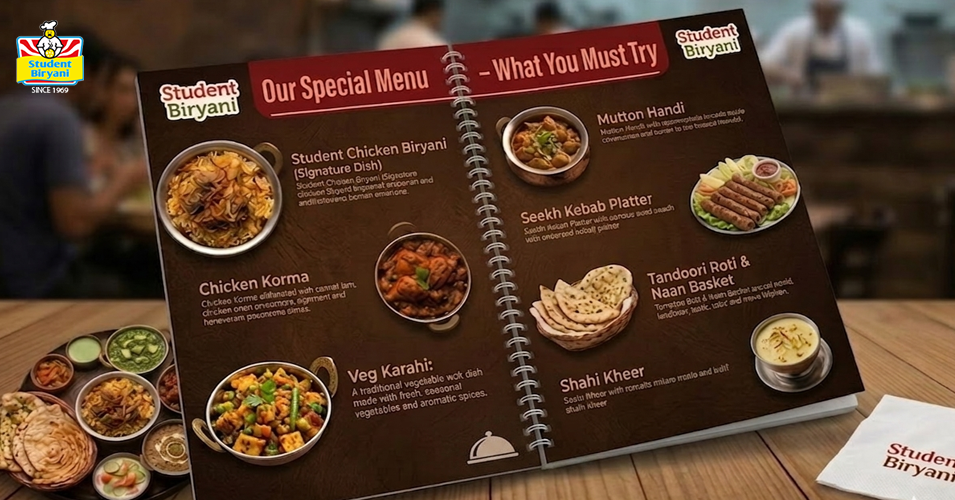 Our Special Menu – What You Must Try