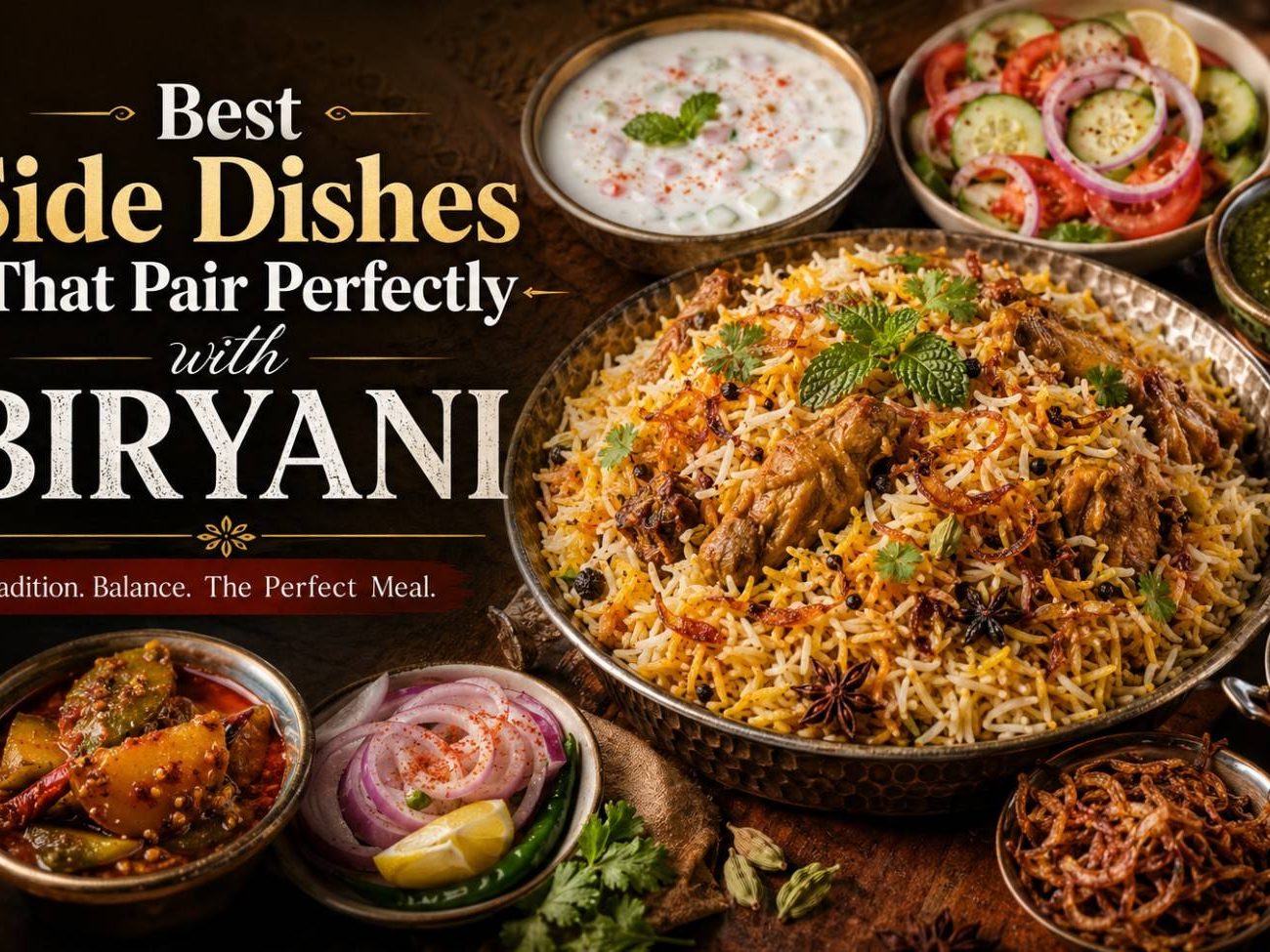best side dishes with biryani