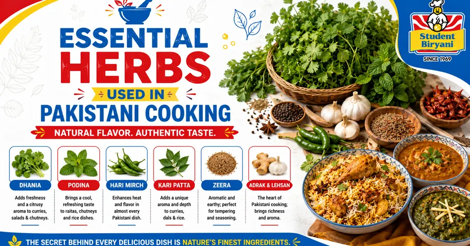 Essential Herbs Used in Pakistani Cooking